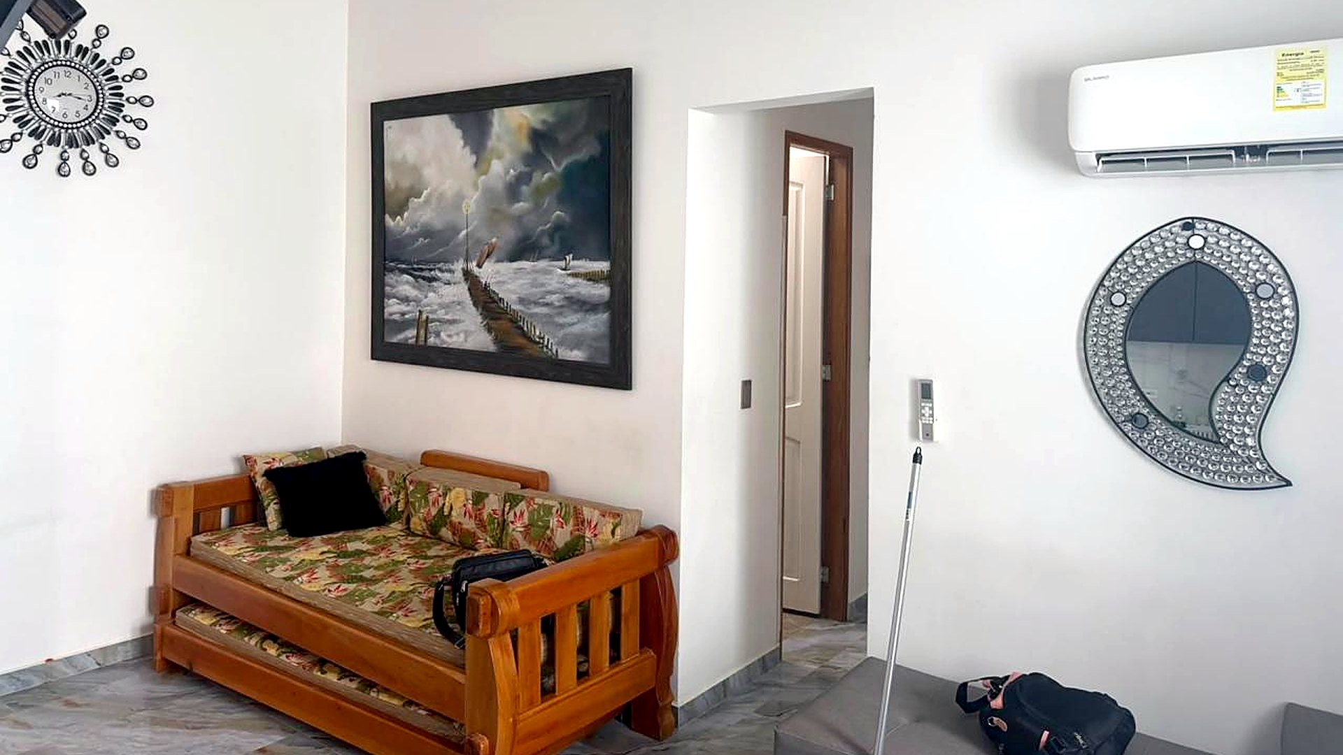 Sala del apartamento 504 de Casa Marea en Coveñas, Sucre